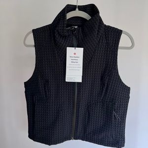 lululemon Water Repellent Grid Fleece Hiking Vest 8 NWT